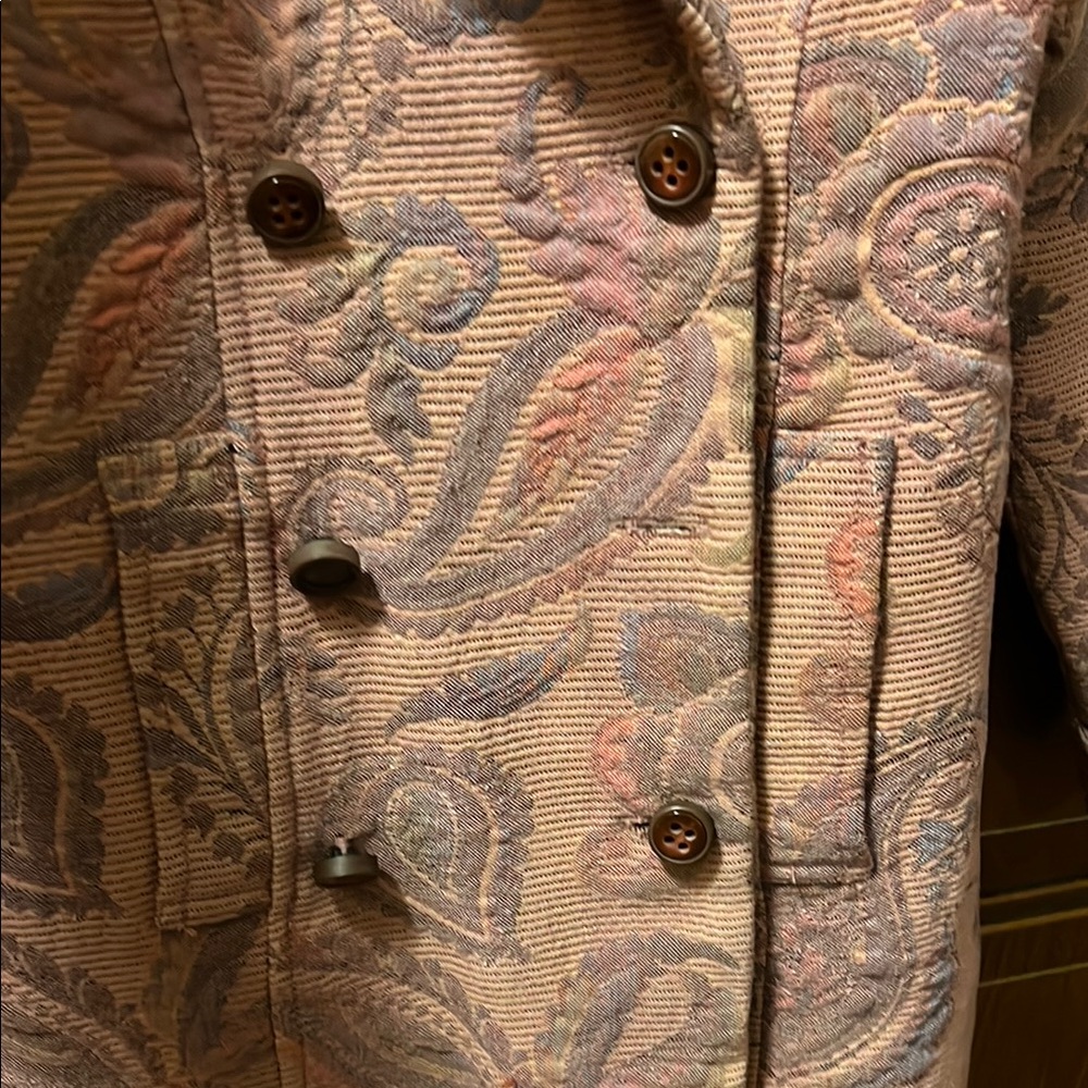 Guess Jeans Pink Paisley Coat - Picture 3 of 3